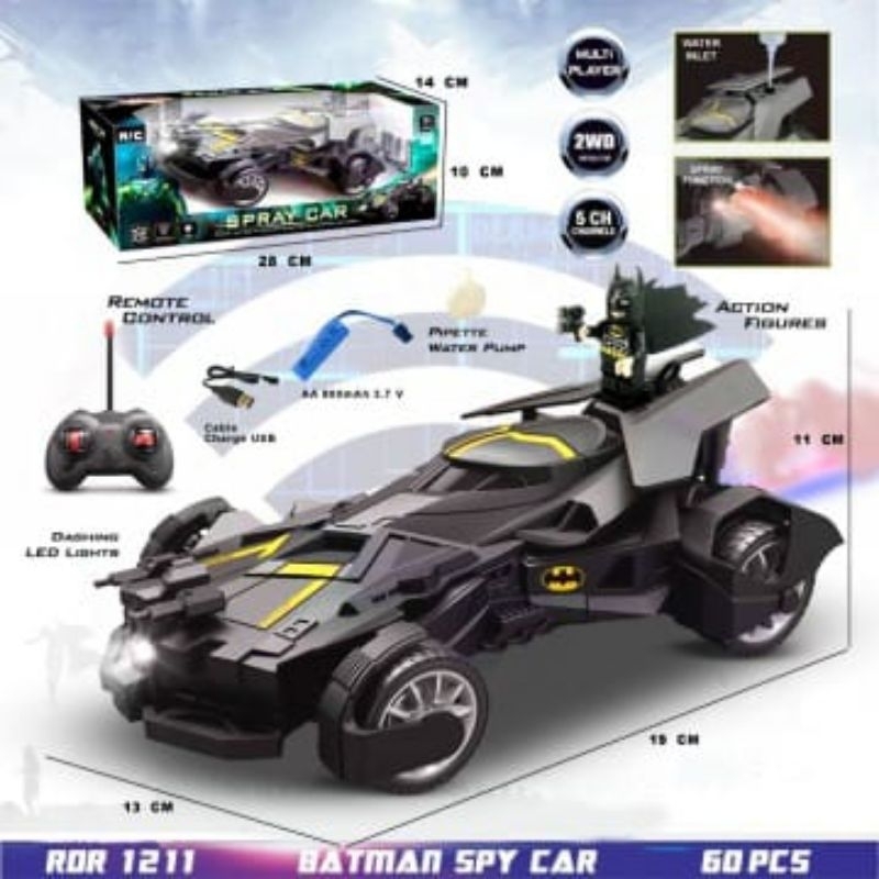 Spy Car Mobil Remote Control Batman Batman All Terrain RC Batmobile  Afterpay Available!