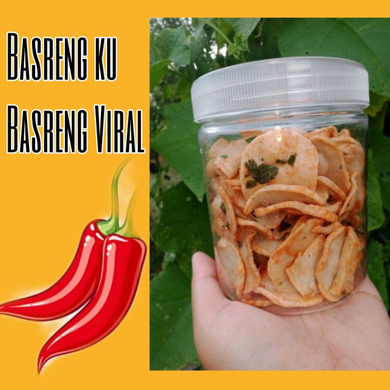 Jual Basreng Viral Premium Pedas 250 Gram Shopee Indonesia