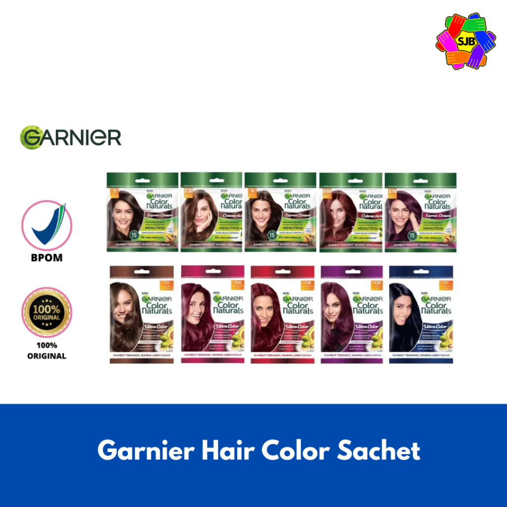 Jual Garnier Hair Color Sachet Garnier Pewarna Rambut Sachet Garnier Cat Rambut Sachet