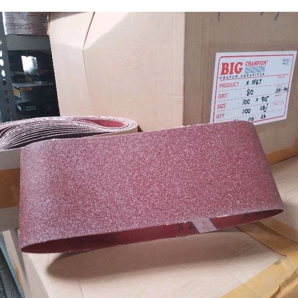 Sollbry Packung Mit 12 Schleifbändern 100 X 915 Mm - Körnung 60/80/120