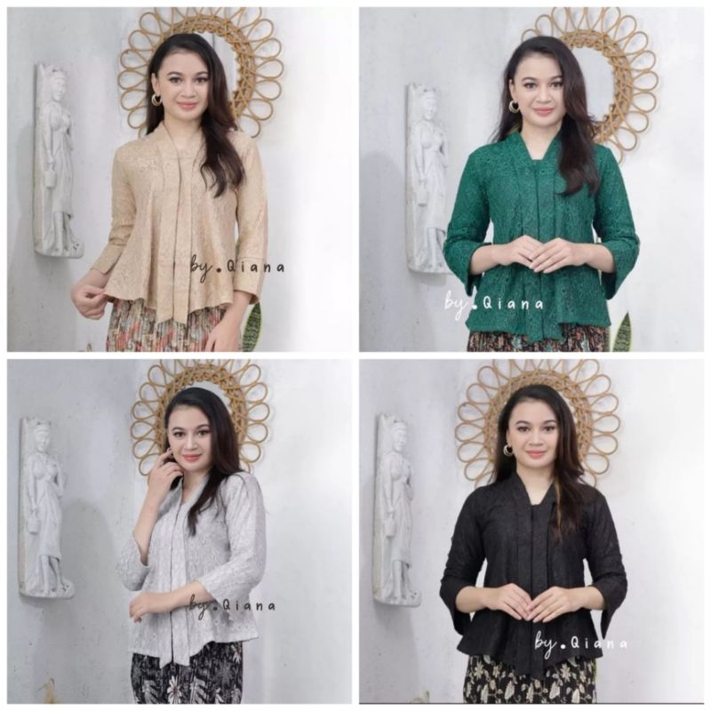 Jual Atasan Kebaya Jumbo Xxxl 3l Ld 130 Kebaya Modern Brokat Baju