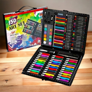 MM - art set crayon 168pcs pensil warna super Mega art set anak anak  lukisan stationery melukis / crayon Art set isi 168 pcs spidol crayon /  pensil set menggambar