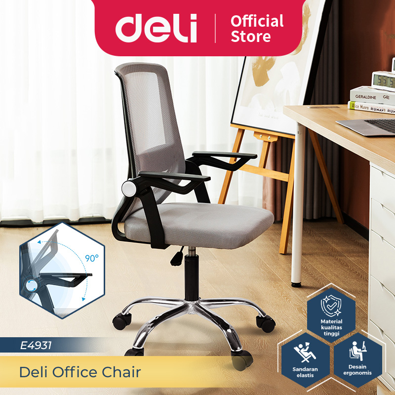 Jual Deli Office Chair / Kursi Kantor / Kursi Kerja Jaring Desain ...