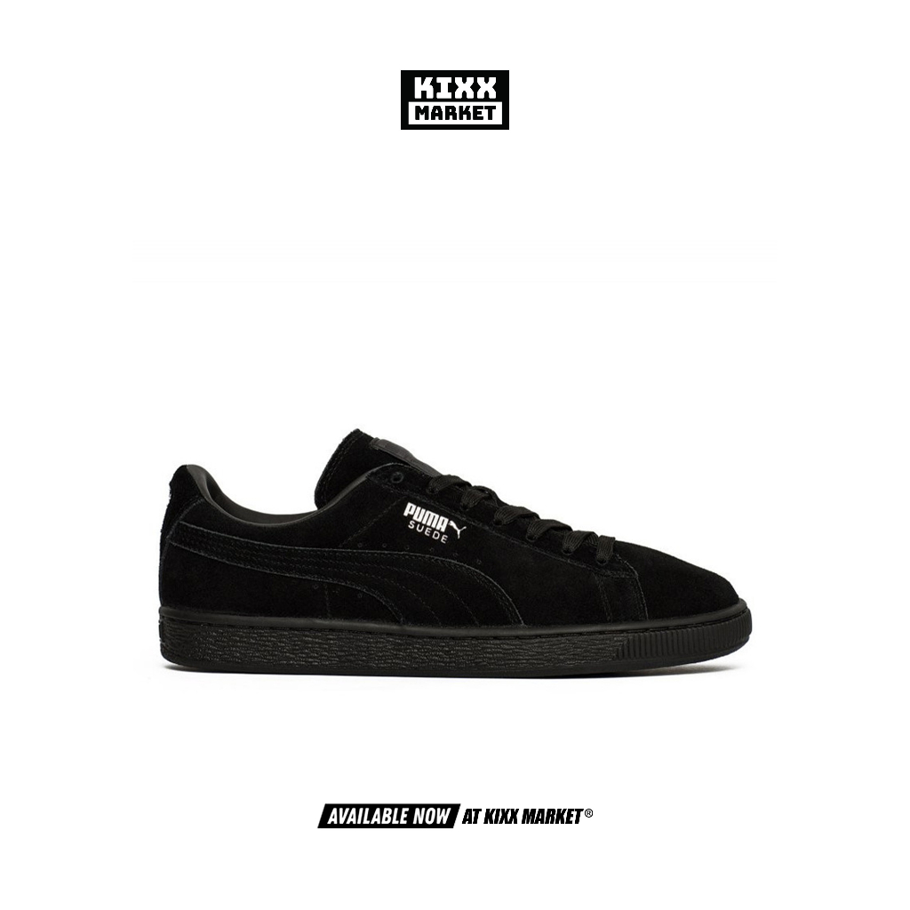 Puma suede classic black dark shadow hot sale