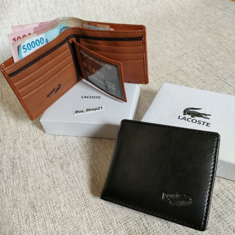Jual COD/Exclusive Men Wallet With BOX Original Branded ED-BLACK ...