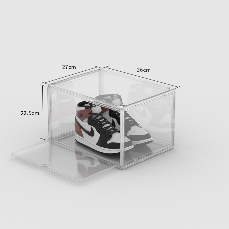 Jual MALOHOME - TASSO Shoe Box Full Arcylic Clear Transparent Kotak ...