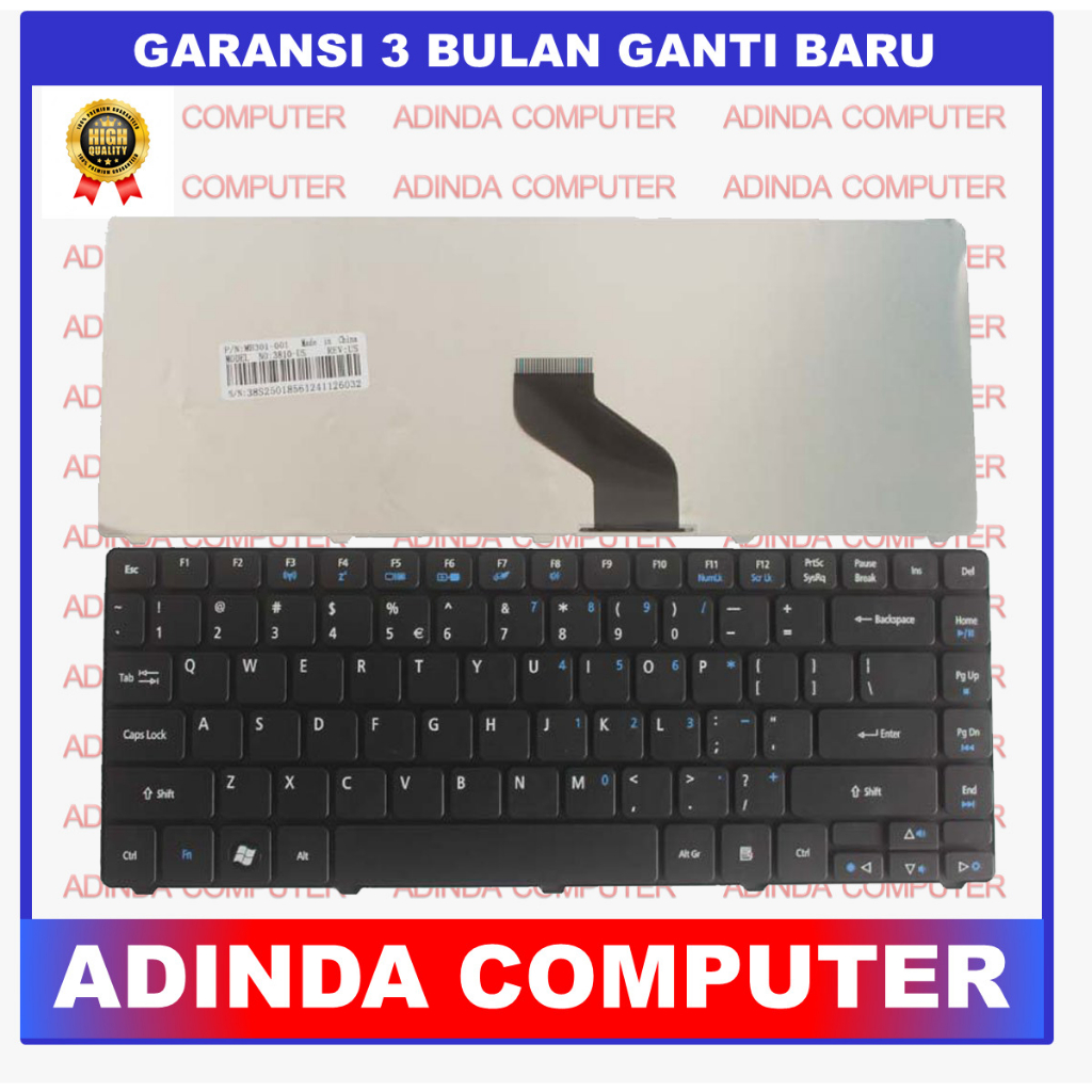 Jual Keyboard Laptop Acer Aspire 4750 4736 4253 4352 4349 4535 4535g 4540 4540g 4551g 4552 4743 9027