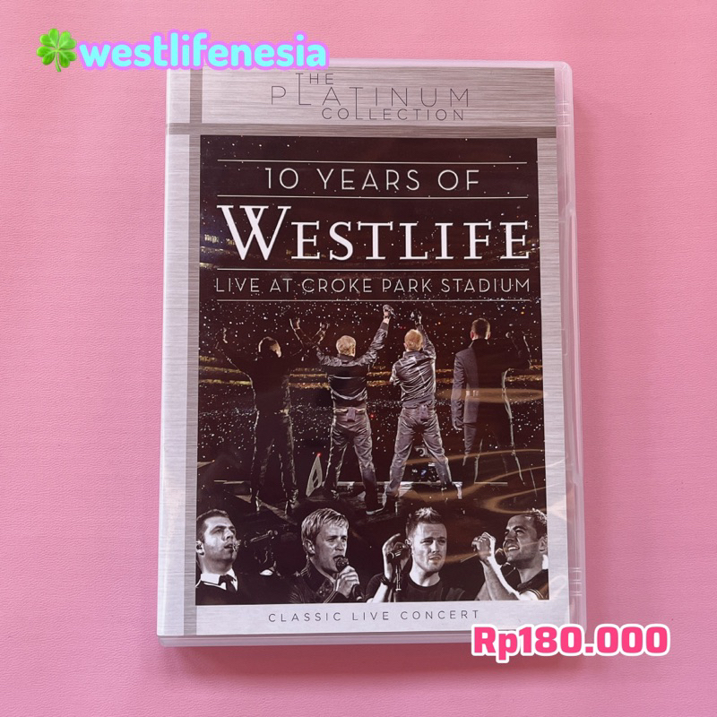 Westlife 10 Years of Westlife Live at Croke Park stadium DVD