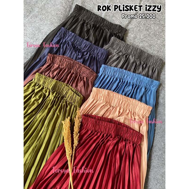 Jual Promo Rok Plisket Izzy Lipit Besar Rok Plisket Murah Meriah Shopee Indonesia