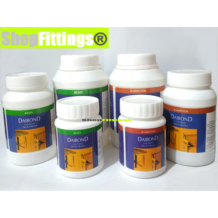 Jual Lem Epoxi Epoksi Kayu Dua Komponen Resin Hardener Two Part Epoxy