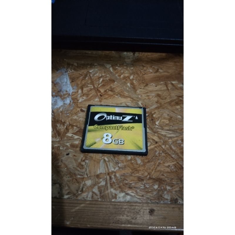 Jual Memory Card Camera Compact Flash Merk Optimus 8 GB Normal dan