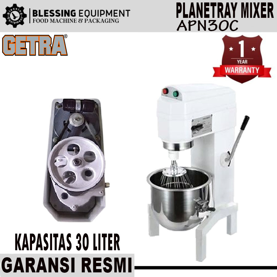 Jual PLANETARY MIXER 30 LITER GETRA APN30C MIXER ROTI 30 LITER GARANSI ...