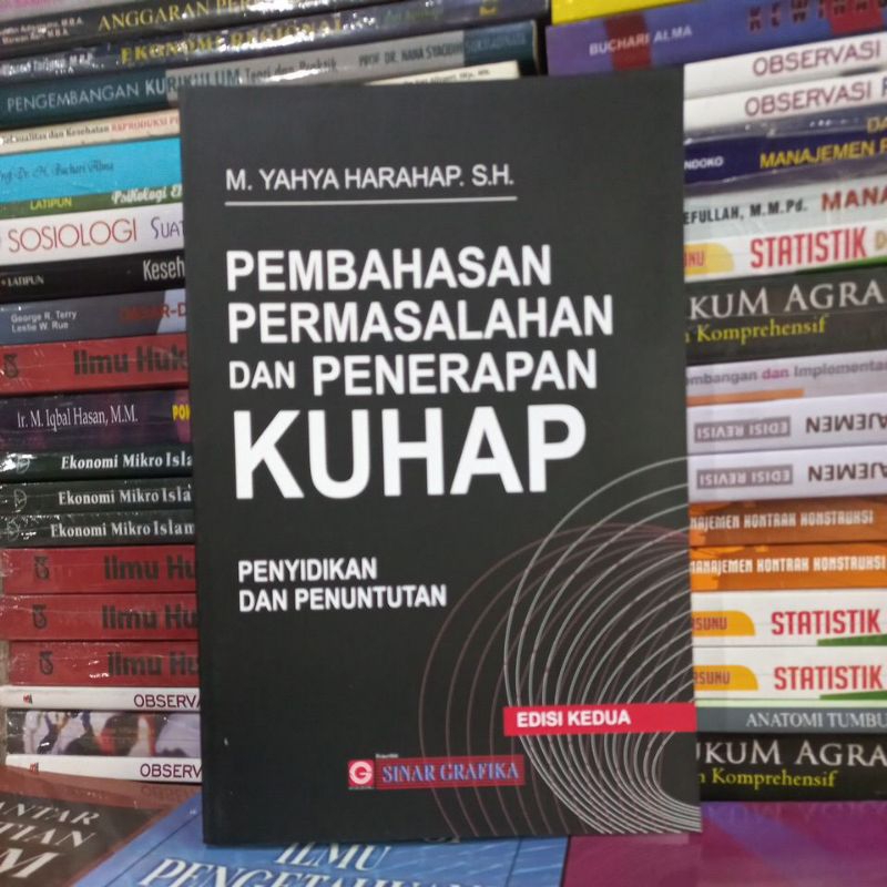 Jual PEMBAHASAN PERMASALAHAN Dan PENERAPAN KUHAP Penyidikan Dan ...