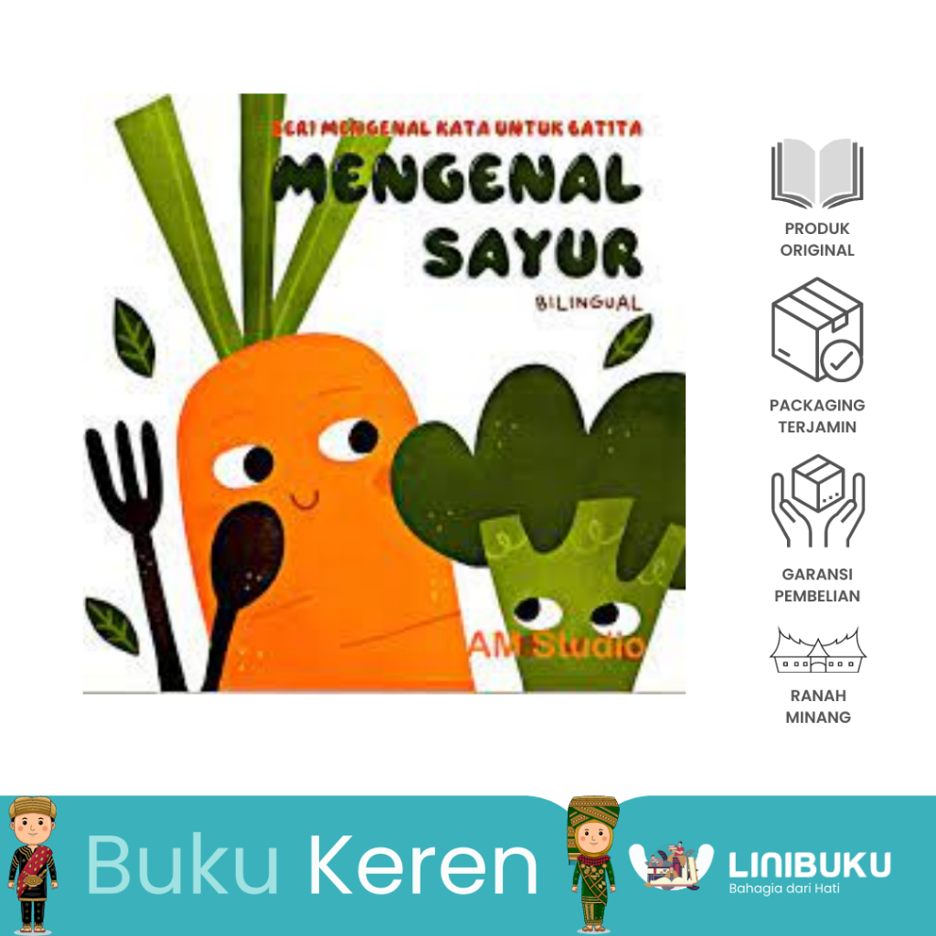 Jual BUKU ANAK - Seri Mengenal Kata Untuk Batita - MENGENAL SAYUR ...