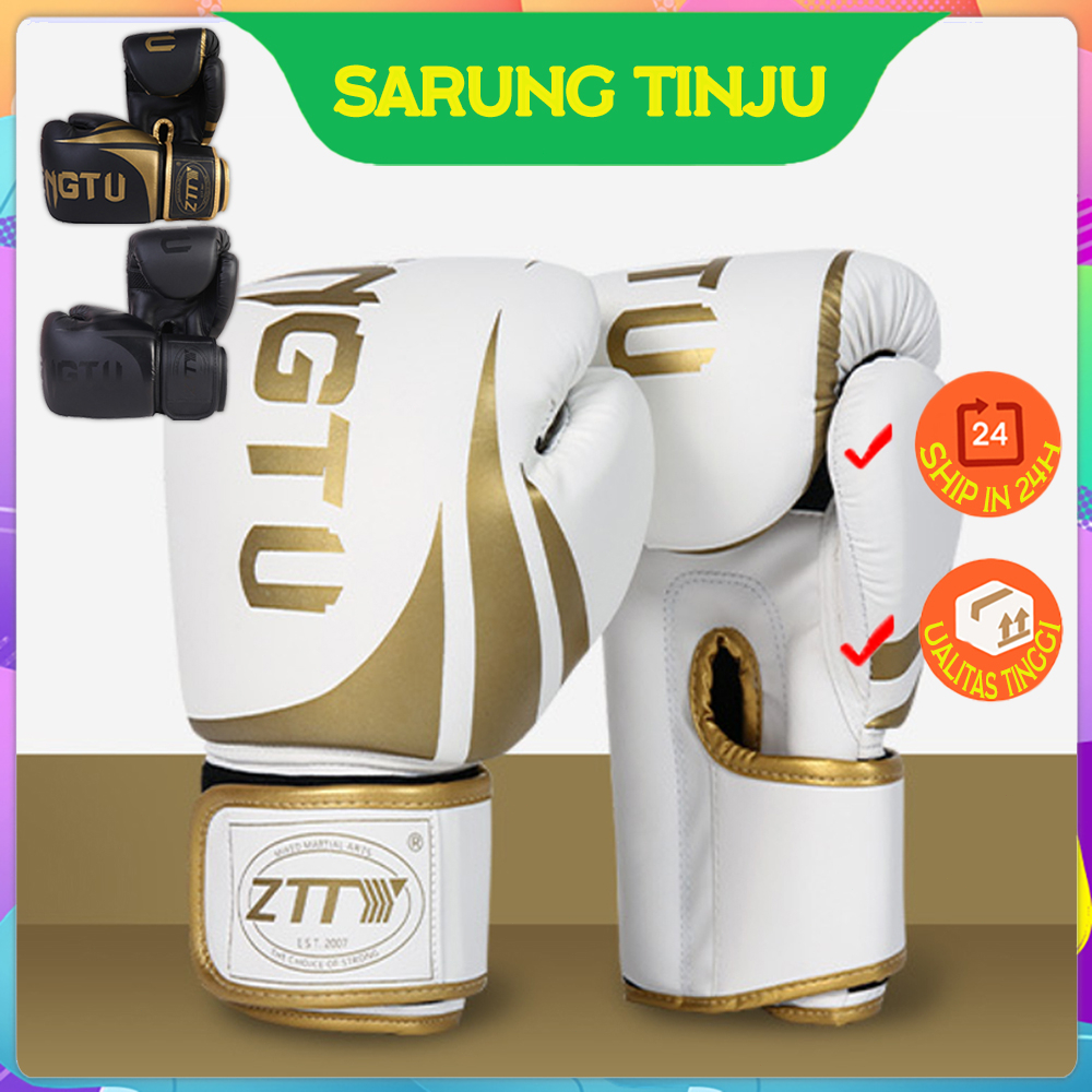 BOXING GLOVES HOOK FIGHT GEAR MERAH, SARUNG TINJU HOOK, SARUNG MUAY THAI  HOOK, GLOVE MUAY THAI HOOK