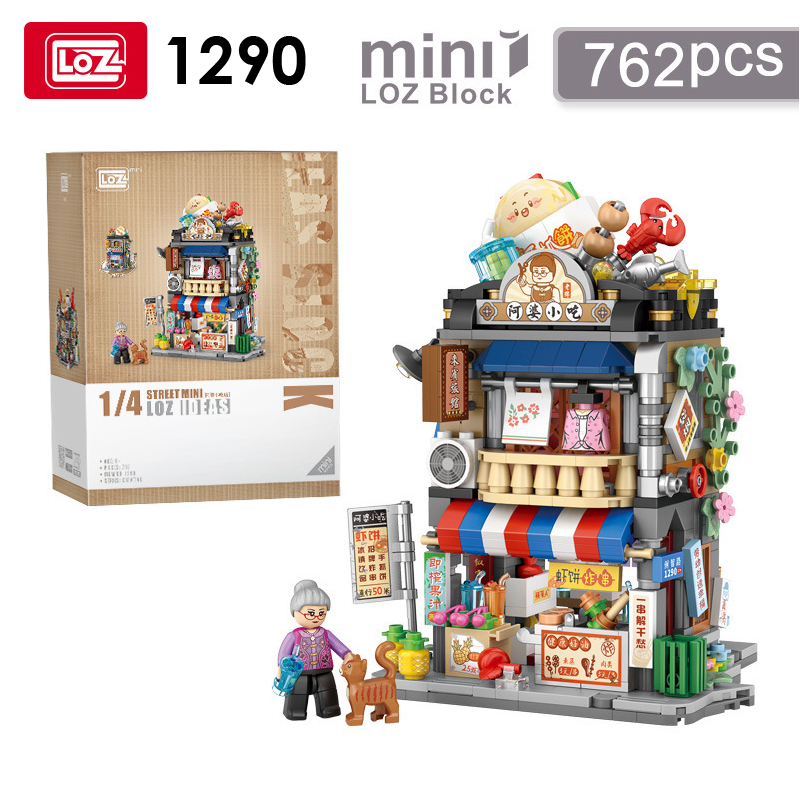 Loz Mainan Blocks Bricks Mini City Food and Snack Series