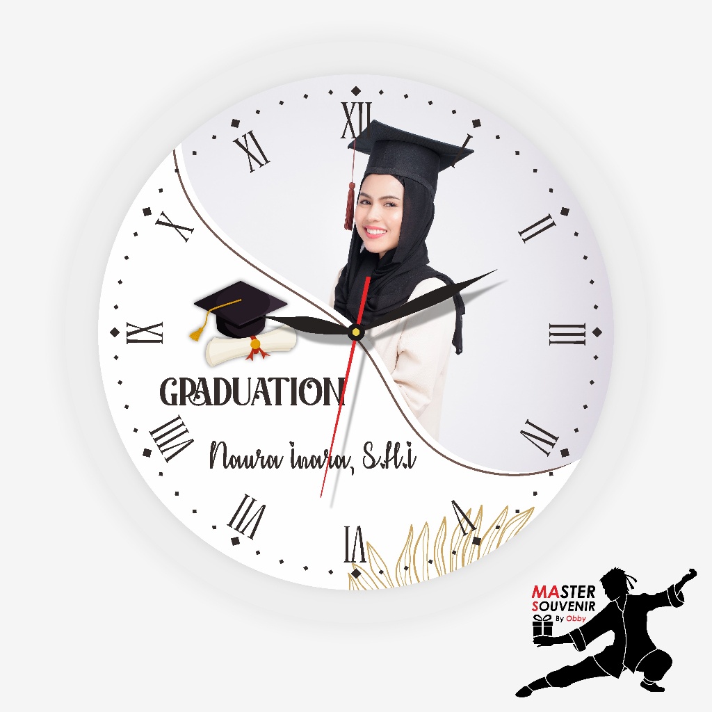 Jual Master Souvenir By Obby - Jam Meja Unik Custom Foto Hadiah Wisuda ...
