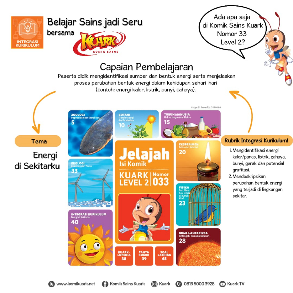 Jual KUARK Komik Sains Level II Nomor 033 New Normal - Materi OSK 2024 ...