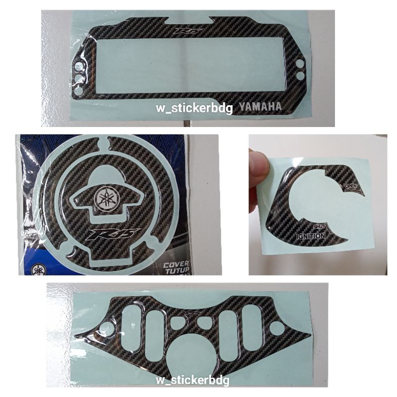 Jual Emblem Stiker Timbul Tangki Segitiga Spidometer Kunci Yamaha R