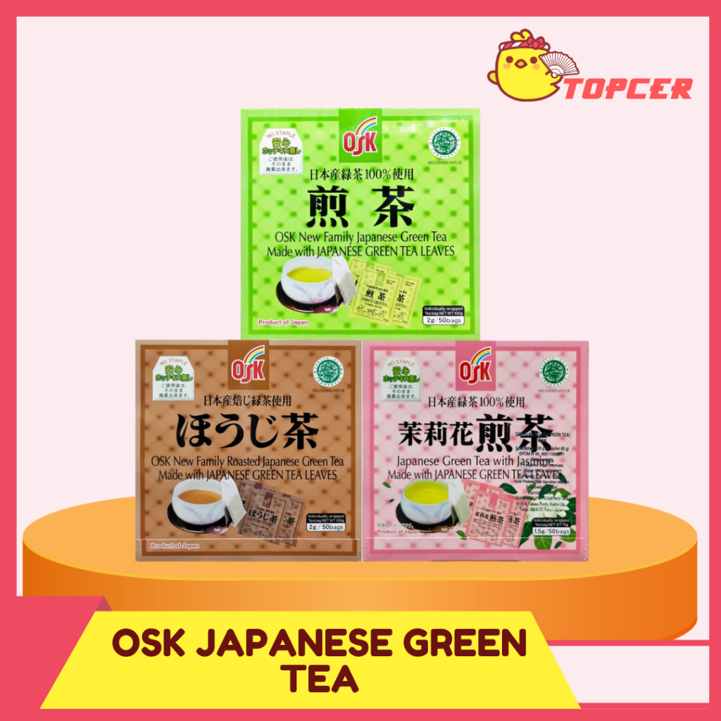 Jual TEH OSK Japanese Green Tea With Jasmine Roasted Sesame 50