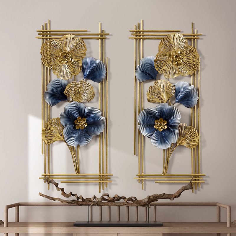 Jual 2 pcs Kemasan Aman Wall Decor Ginkgo biloba Dekorasi Kelopak Tiga ...