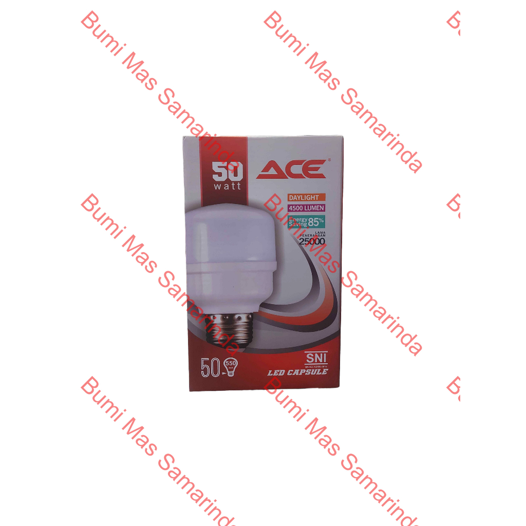 Jual ACE LED CAPSULE 50W PUTIH COOL DAYLIGHT (4500 LUMEN) | Shopee ...