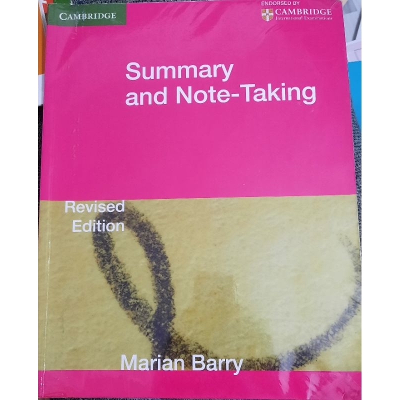 Jual Summary and Note-Taking | Revised Edition | Cambridge | Shopee ...