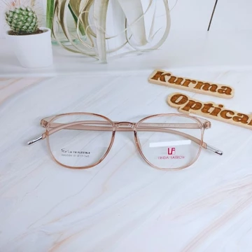 Kurma Optical Frame 5004 Kacamata Minus Wanita Lentur Oval Photocromic Anti Radiasi