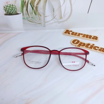 Kurma Optical Frame 5004 Kacamata Minus Wanita Lentur Oval Photocromic Anti Radiasi