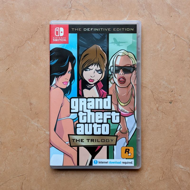 Jual Game Card Nintendo Switch GTA Grand Theft Auto The Trilogy