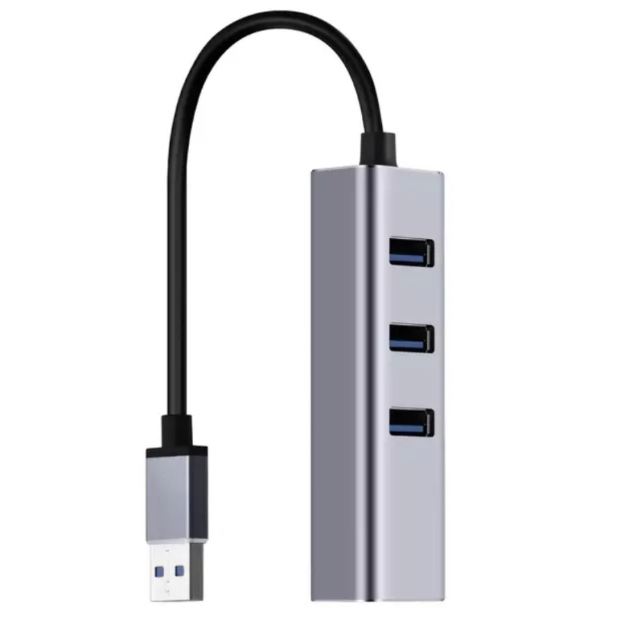 Jual Usb 3.0 to lan gigabit Rj45 3 hub 3.0 port Ethernet Adapter ...
