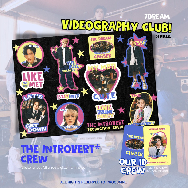 Jual THE INTROVERT CREW STICKER — NCT DREAM | Shopee Indonesia