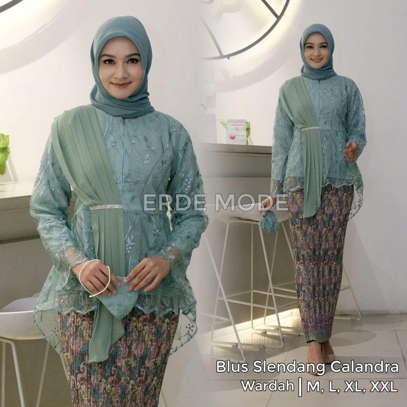 Jual COD - KEBAYA SELENDANG CALANDRA - KEBAYA PESTA - KEBAYA WISUDA ...