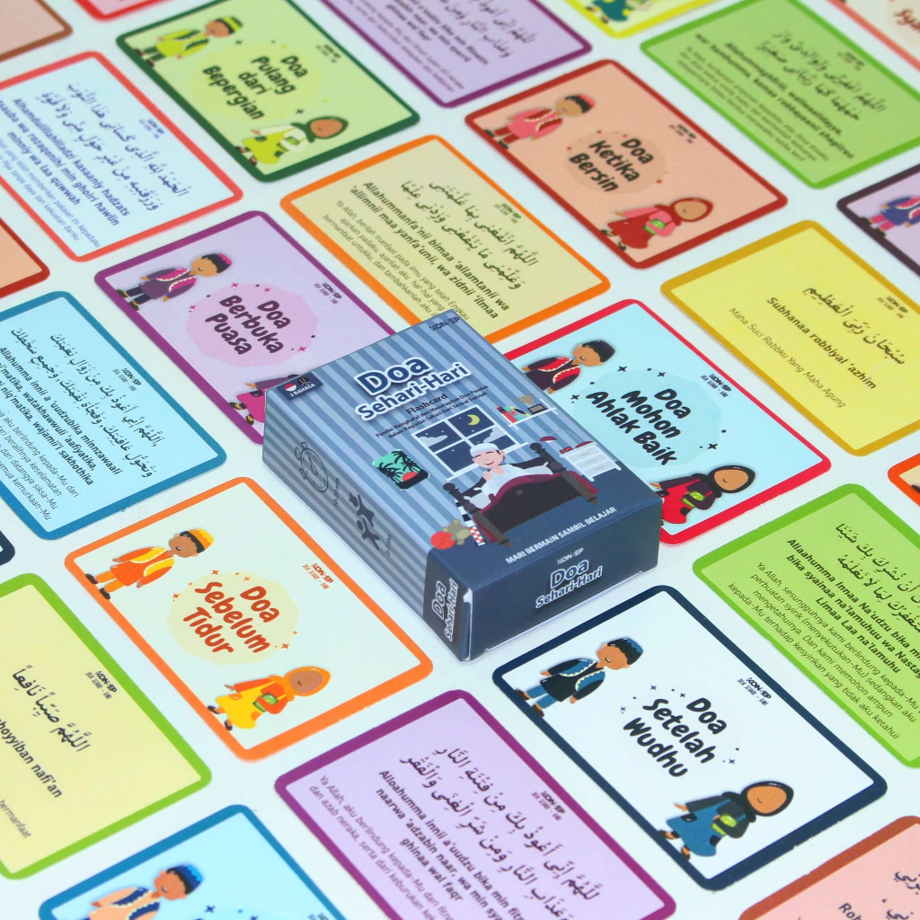Jual FC KONSEP DOA - Konsep Flashcard Doa Sehari-Hari / Flash Card ...