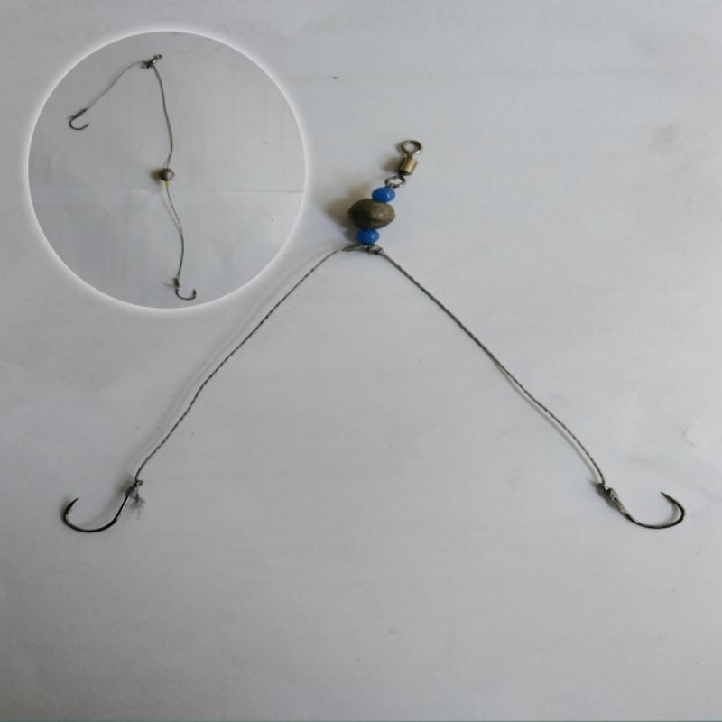 Jual Rangkain 2 mata kail, tipe kail 1053 isi 2 pcs | Shopee Indonesia