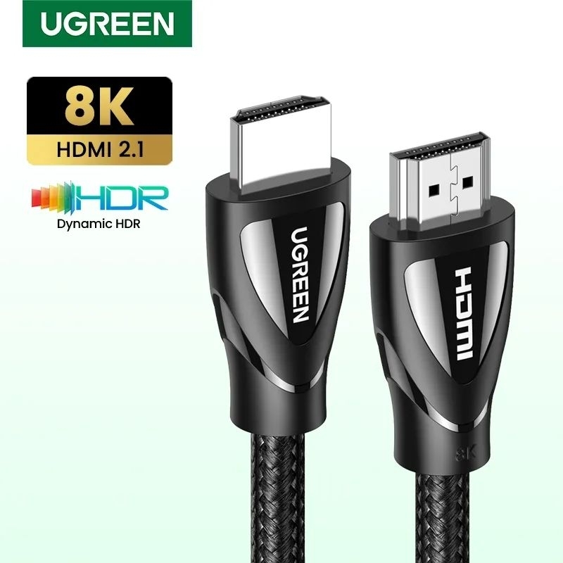 Cavo HDMI 2.1 Ultra Alta Velocità 8K@60Hz 4K@120Hz – 48Gbps Con EARC E HDR, Compatibile Con PS5 E PC (1.5 Metri)