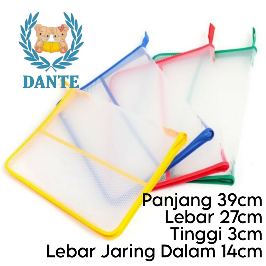 Jual Map Plastik Zipper Bag Resleting Jaring Shopee Indonesia