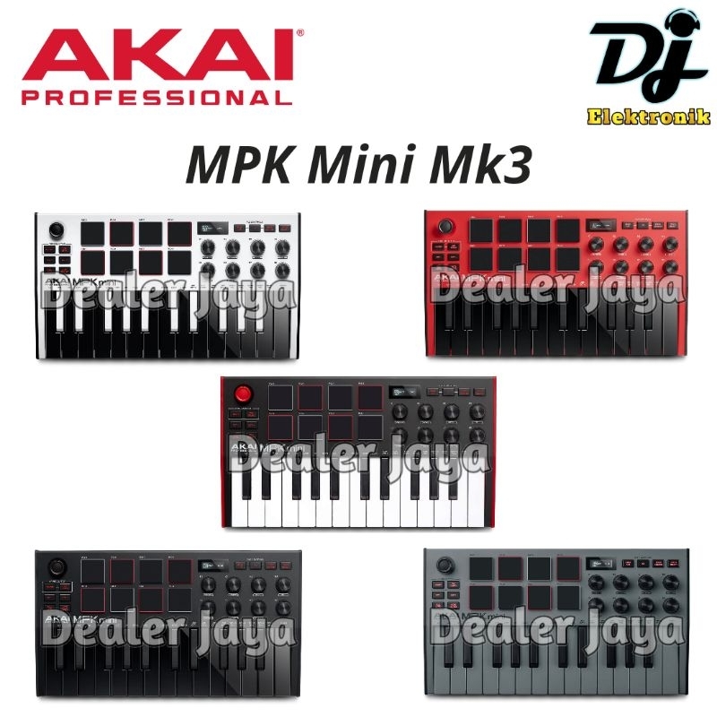 Jual Midi Controller Akai MPK MINI MK3 / MK III | Shopee Indonesia