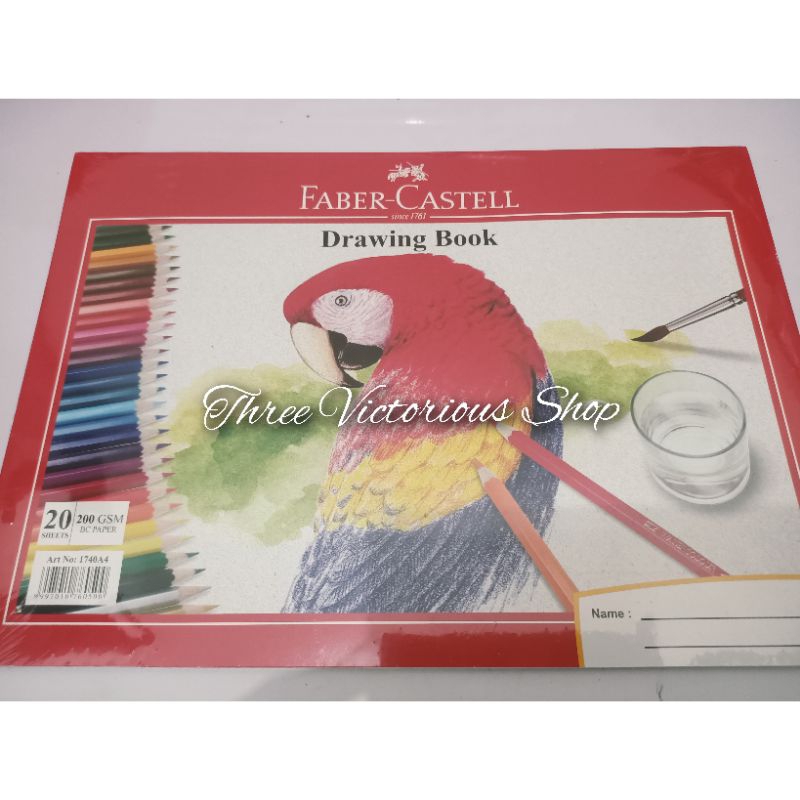Jual Original Buku Gambar A4 Parrot Faber Castell | Shopee Indonesia