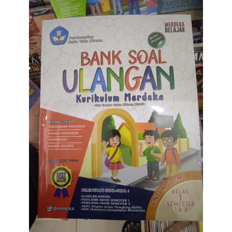 Jual BANK SOAL ULANGAN KURIKULUM MERDEKA KELAS 1 SD | Shopee Indonesia