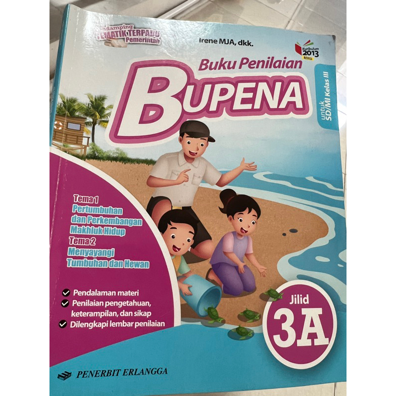 Jual Buku Bupena 3A dan 3B kelas 3 SD (Bekas) kondisi masih bagus ...