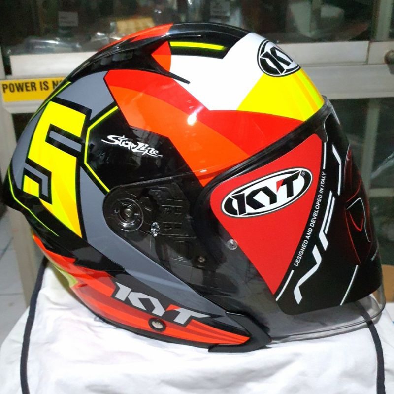 Jual Helm KYT NFJ Jaume Masia 2019 Original Shopee Indonesia