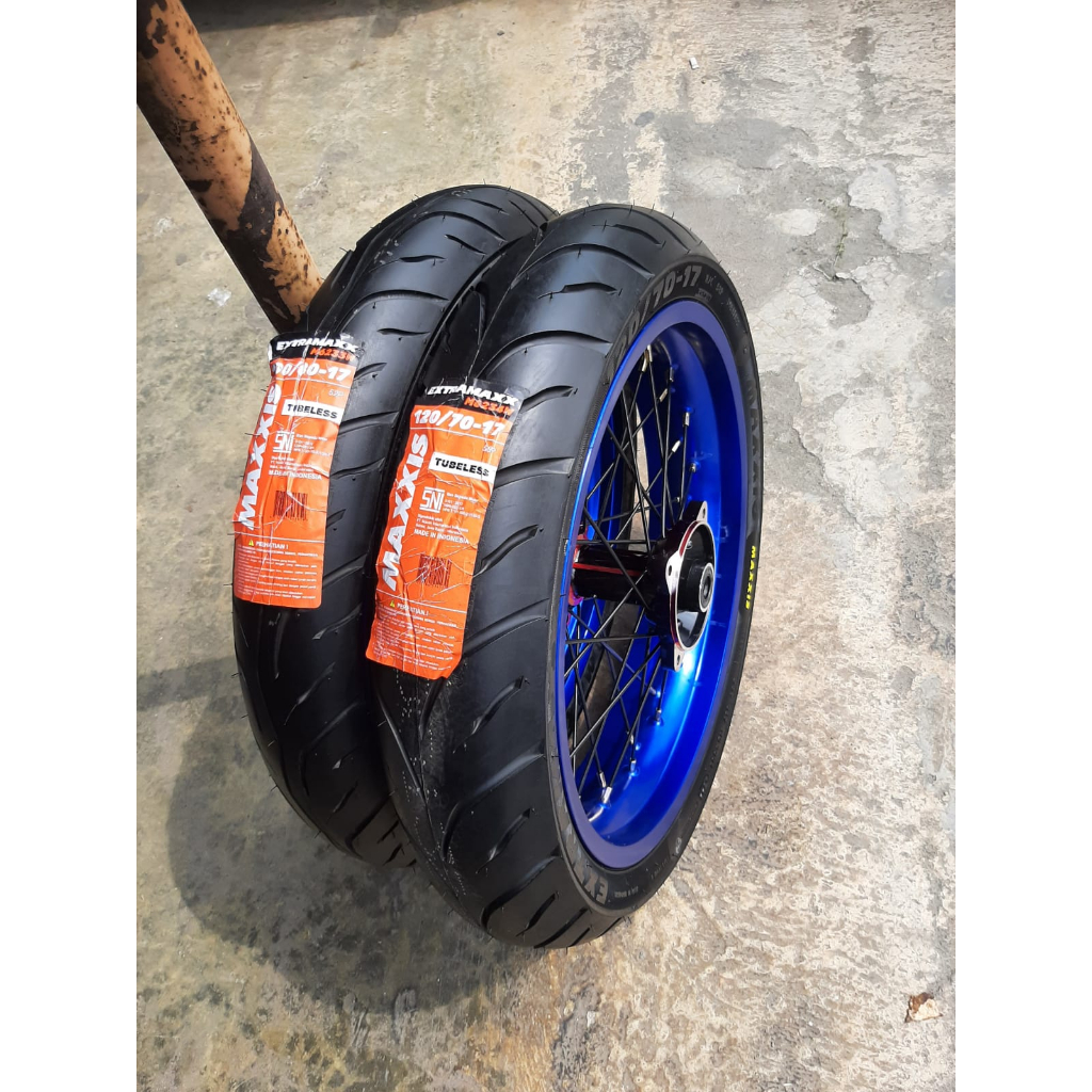 Jual Wheelset Supermoto dtracker ring 17 roda set klx sumo velg rossi ...