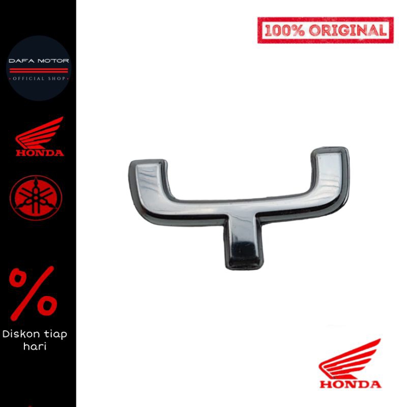 Jual Emblem Scoopy Huruf Y Chrome Original Emblem Honda Scoopy