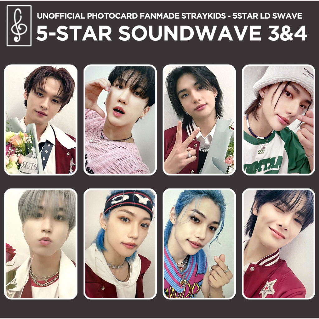 Jual [REPLIKA SKZ] S-CLASS 5-STAR SOUNDWAVE PHOTOCARD UNOFFICIAL ...