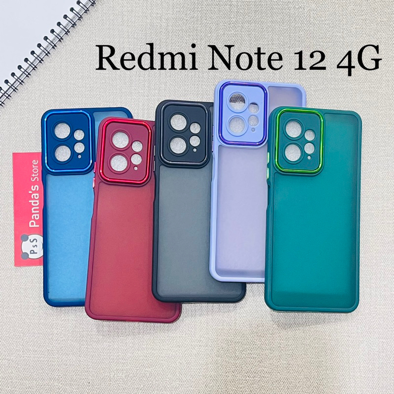 Jual Case Redmi Note 12 4G Metal Chrome Softcase Dove Premium Luxury ...