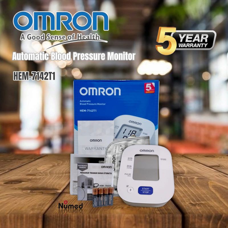 Omron HEM 7142T1 Bluetooth Blood Pressure Monitor with Body