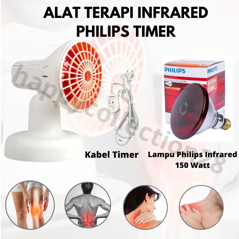 Jual Lampu Terapi Infrared Therapy Infra Merah 150 watt Alat infrared ...