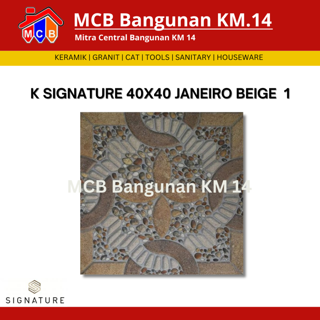 Jual KERAMIK SIGNATURE 40X40 JANEIRO - KERAMIK LANTAI - KERAMIK KASAR ...