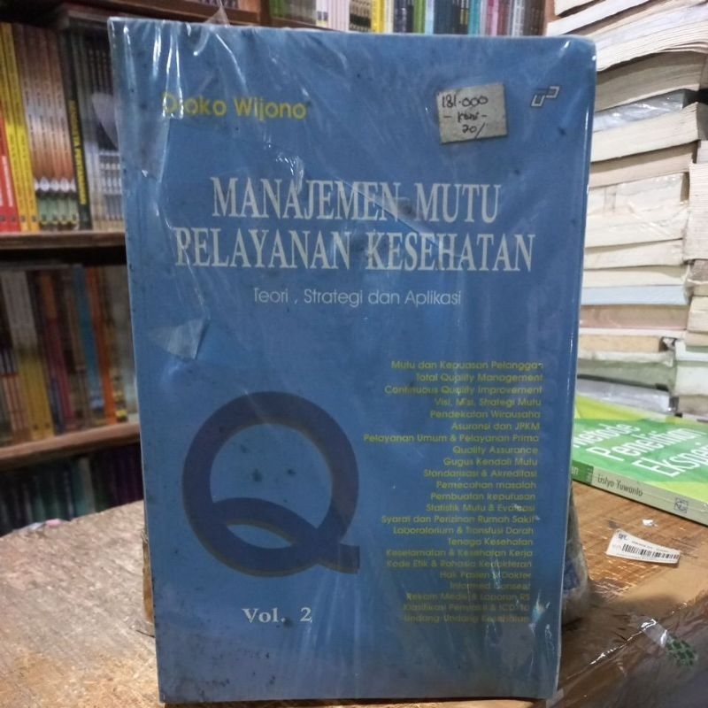 Jual Manajemen Mutu Pelayanan Kesehatan | Shopee Indonesia